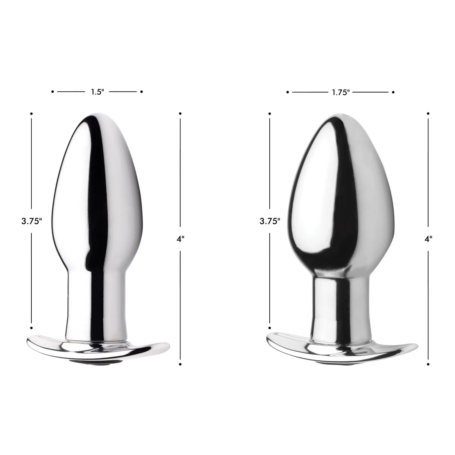 Chrome Blast 7x Rechargeable Butt Plug With Remote Control