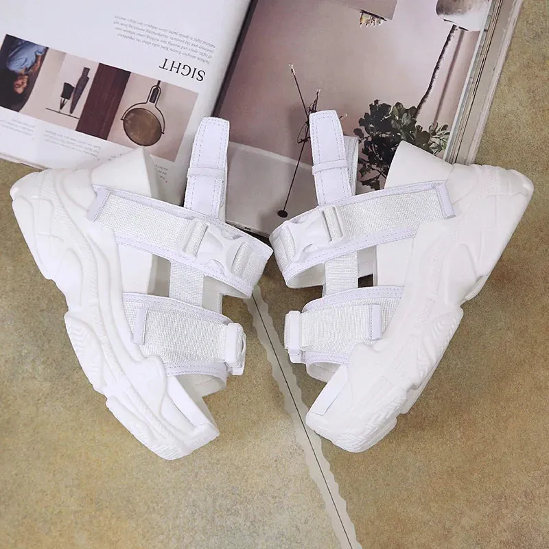 Joskaa 2024 New Chunky Platform Sandals Women