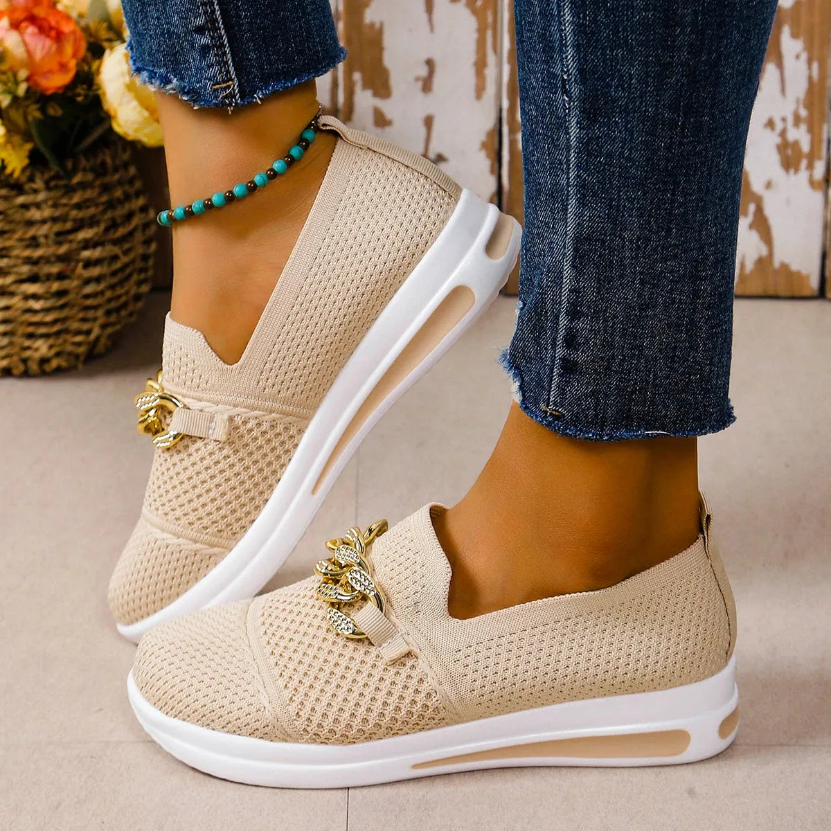 Lightweight Shallow Loafer Sneakers