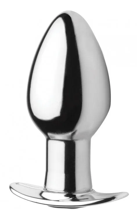 Master Series Chrome Blast 7x Butt Plug W/ Remote