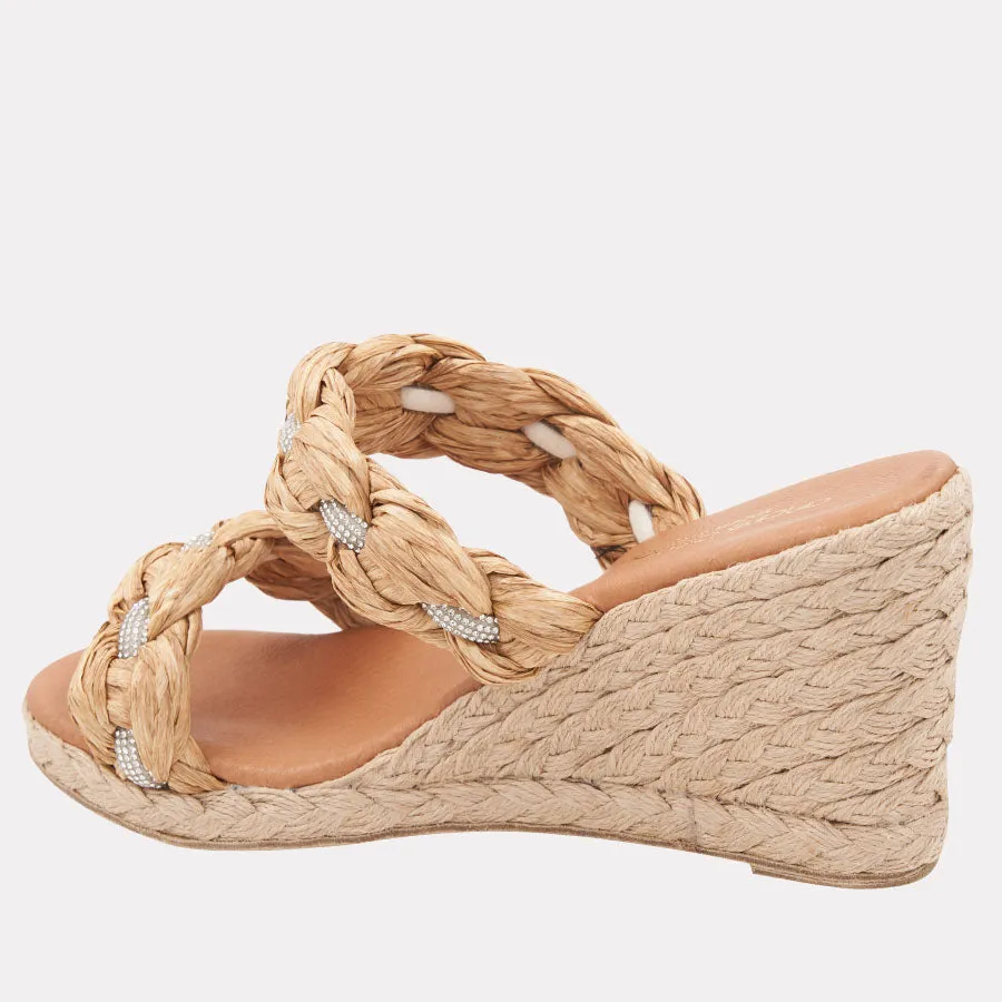 Nolita Crystal Espadrille Wedge