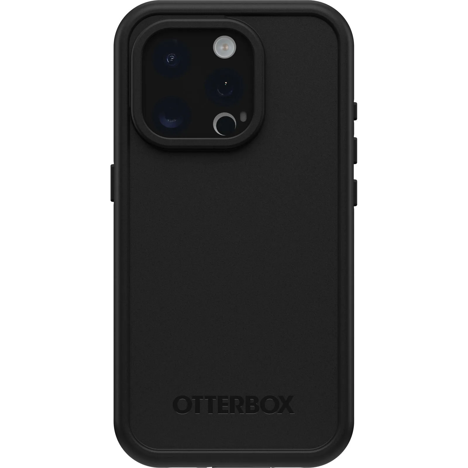 Otterbox - Free iPhone 15 Pro Max Outdoor Case Sleeve with MagSafe   Display Protective Glass (77-93429) - Black