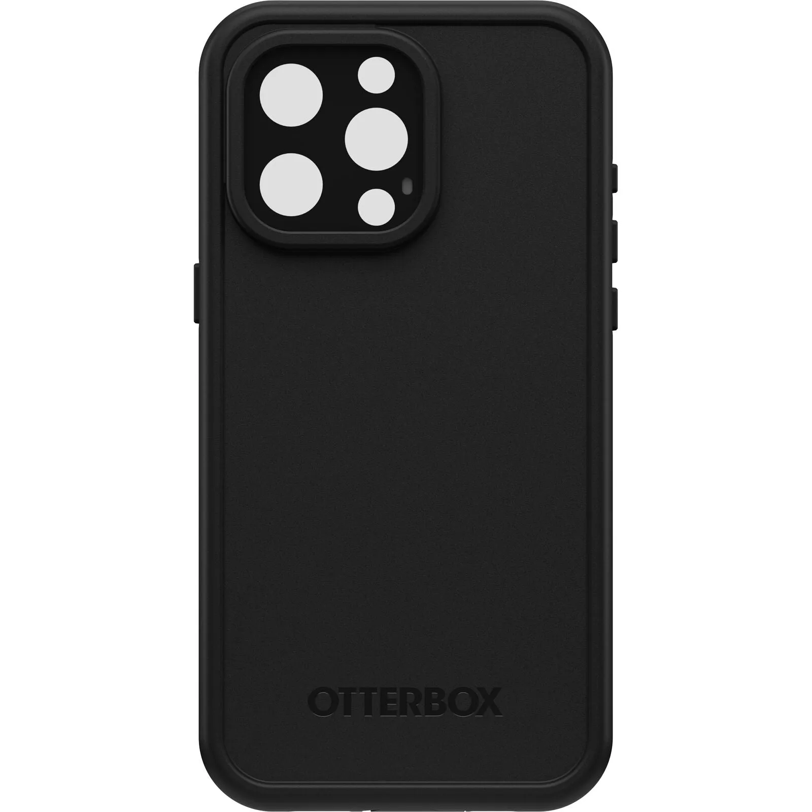 Otterbox - Free iPhone 15 Pro Max Outdoor Case Sleeve with MagSafe   Display Protective Glass (77-93429) - Black