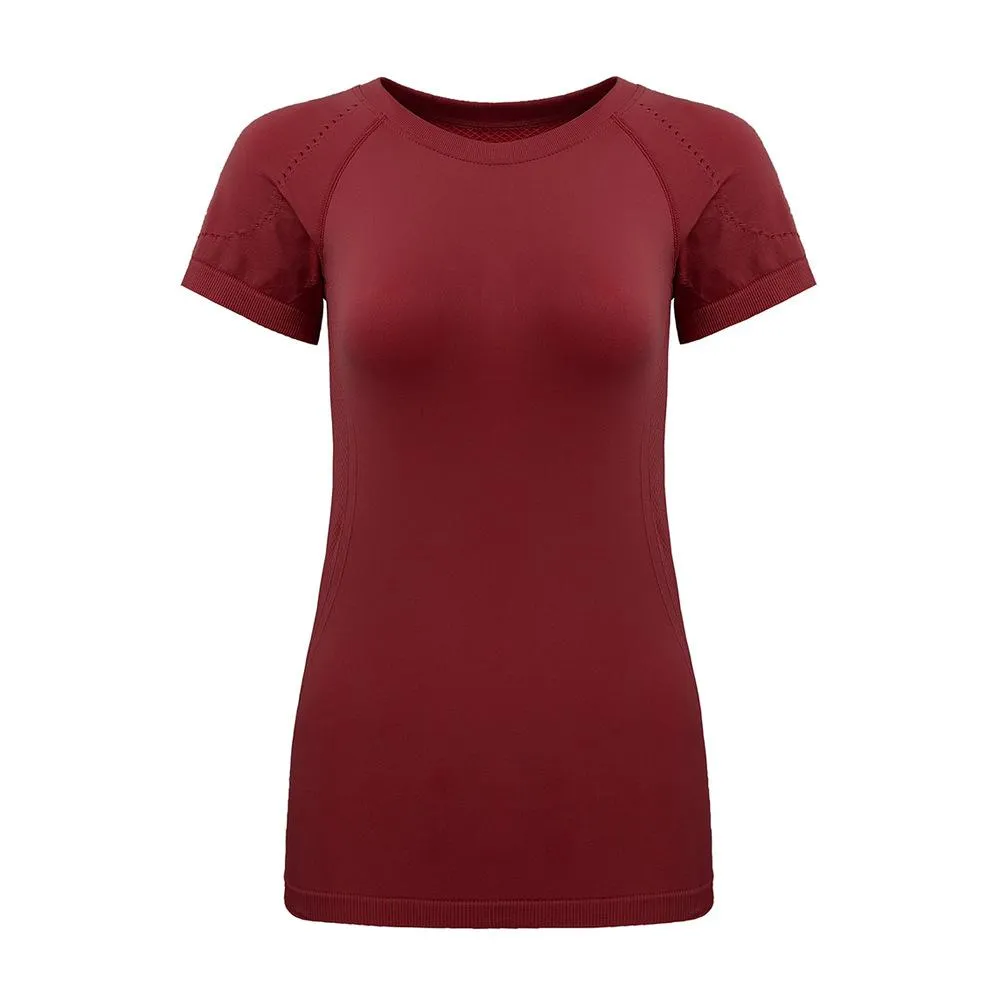 Quick drying running T-shirt women's short sleeve sports tights summer slim sexy fitness yoga