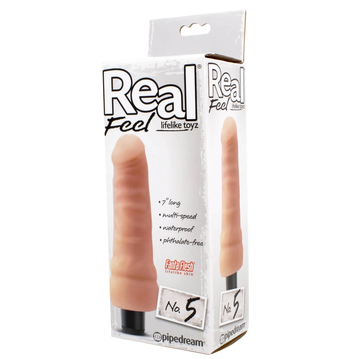 Real Feel No.5 Realistic 7.5 Inch Dildo Vibrator
