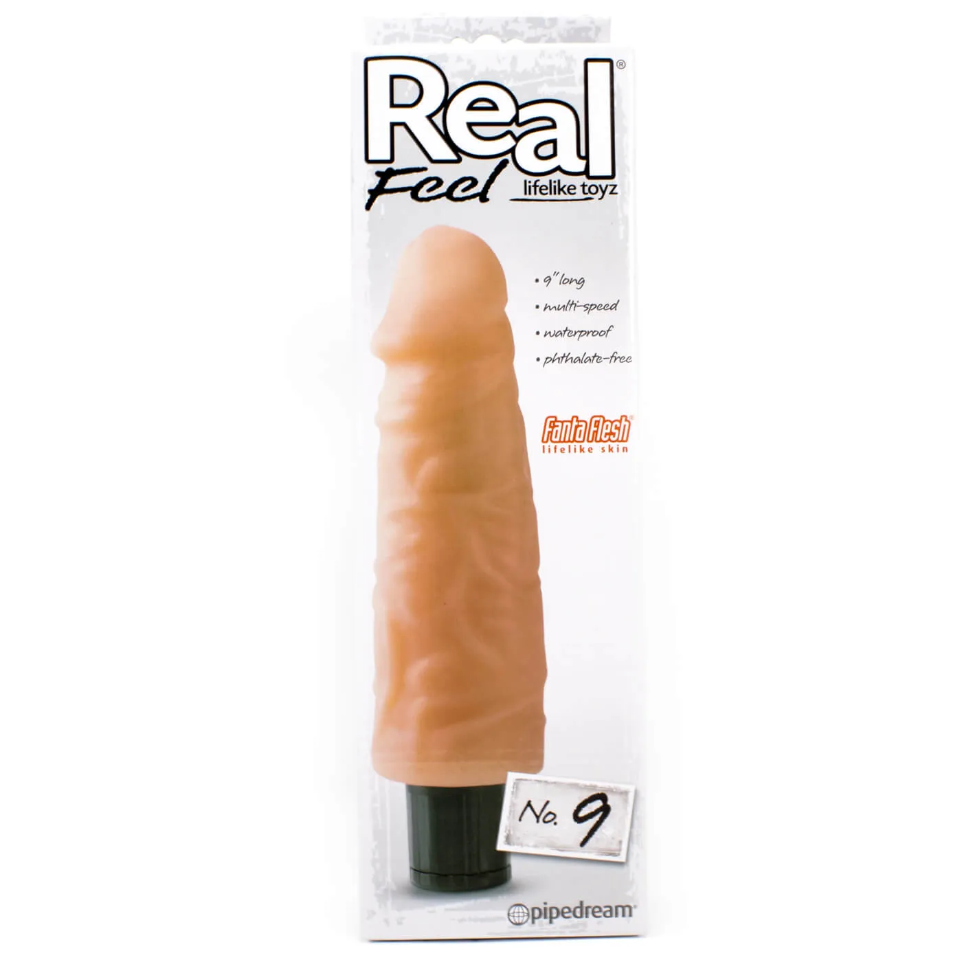 Real Feel No.9 Realistic 9 Inch Vibrating Dildo
