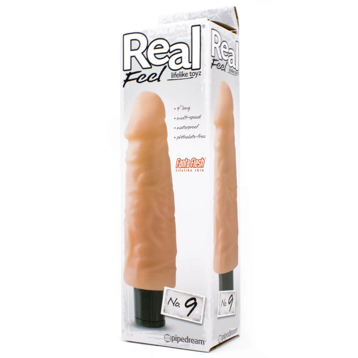 Real Feel No.9 Realistic 9 Inch Vibrating Dildo