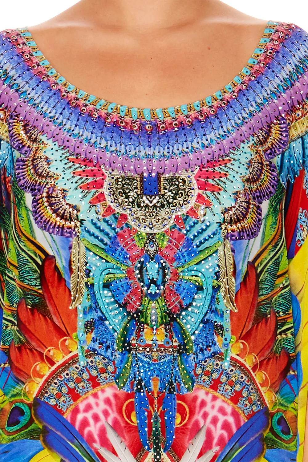 ROUND NECK KAFTAN SHOW GIRL